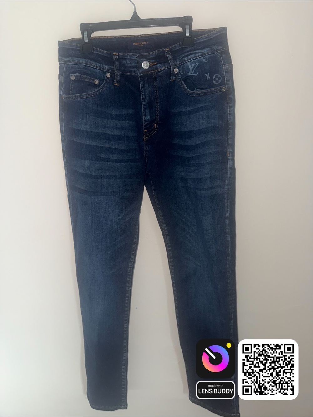 Dark Blue Men's Slim Jeans